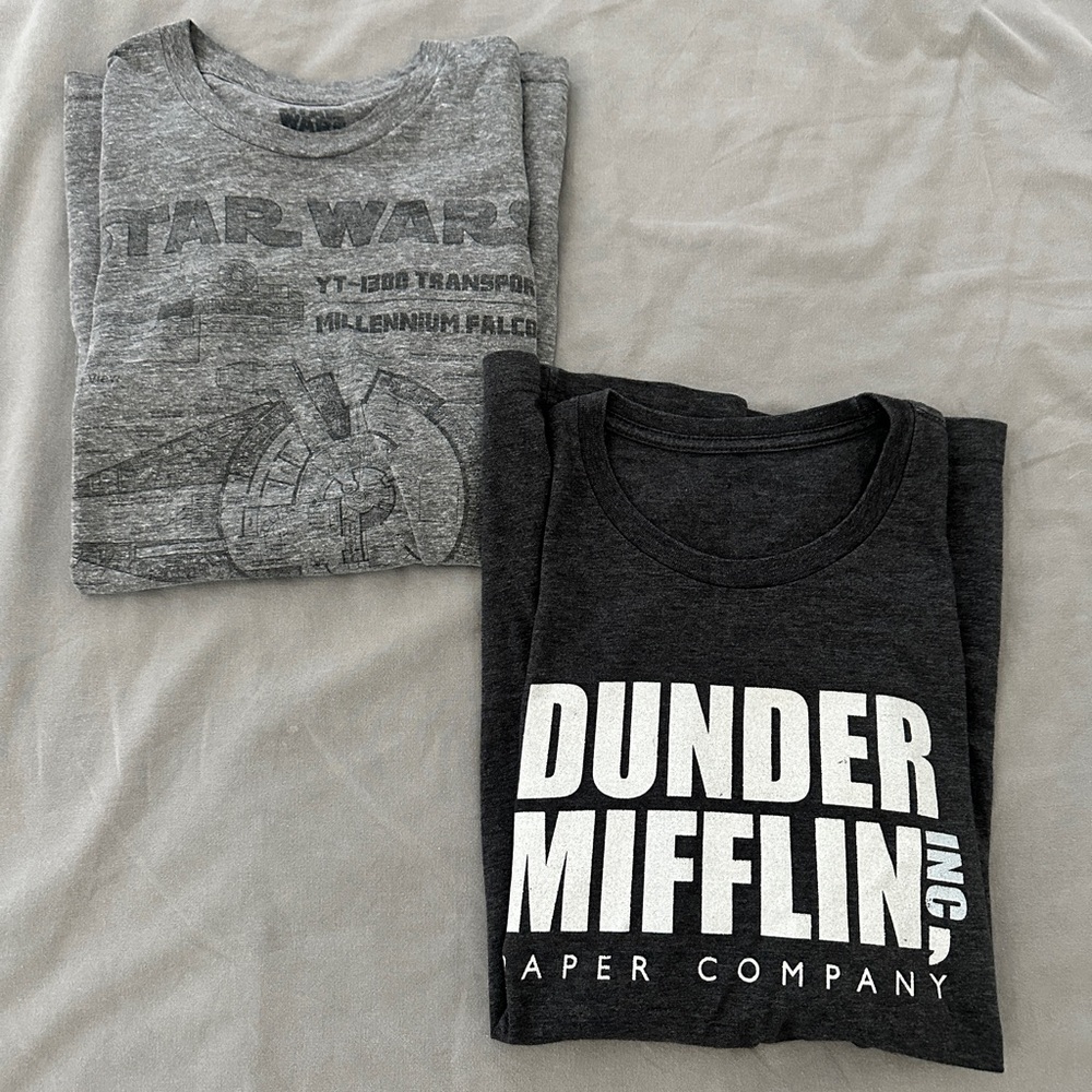 Star Wars and Dunder Mifflin T-shirt
